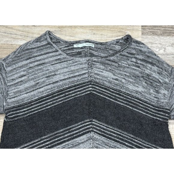 Maurices Womens Gray Chevron Stripe Long Sleeve Tunic Sweater Pullover Size L - Picture 7 of 16